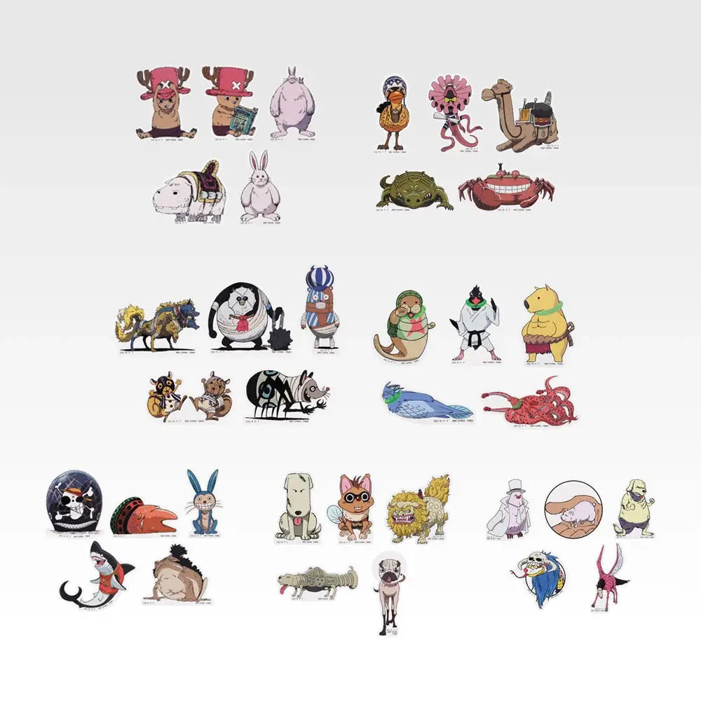 Animal Sticker Collection (7 Types, Complete Set Available) - Ichiban Kuji G Prize - One Piece