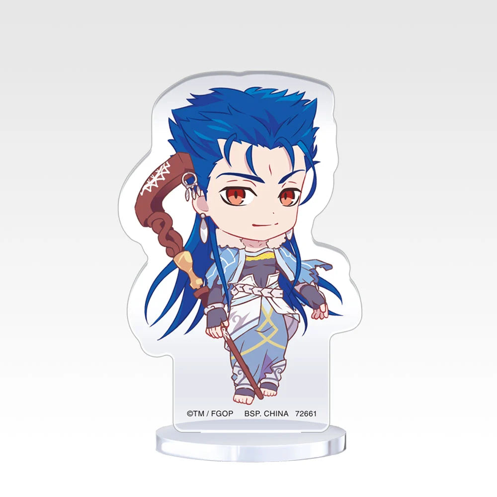 Cu Chulainn (Caster) - Kyun-Chara Acrylic Stand (10 Types, Complete Set Available) - Ichiban Kuji G Prize - Fate/Grand Order