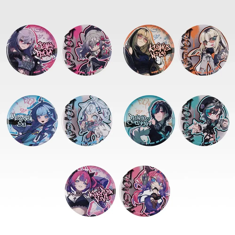 Can Badge Set (5 Types, Complete Set Available) - Ichiban Kuji Can Badge Prize - Hololive