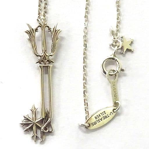 Kingdom Hearts Promise Charm Keyblade Silver Necklace