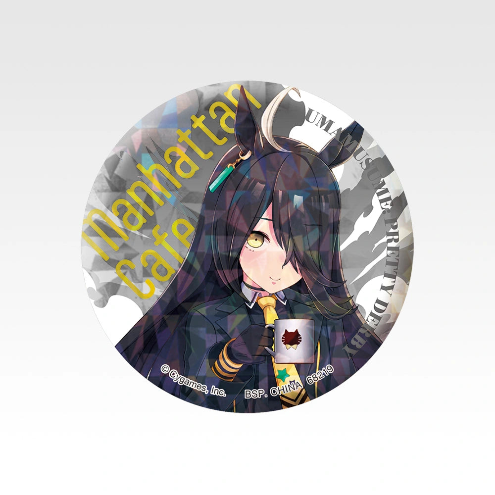 Umamusume Pretty Derby Hologram Can Badge Complete Set of 10 Ichiban Kuji 14th G Prize (Pre-order) - Bandai Spirits