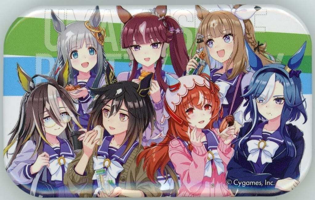 Umamusume Pretty Derby x FamilyMart "Let's Celebrate Umamusume's 5th Anniversary at FamilyMart!" Group Original Can Badge Eligible Product Purchase Bonus