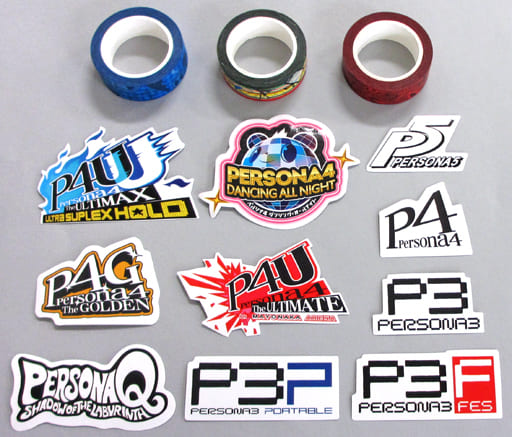 Persona Masking Tape & Logo Sticker Set P-SOUND BOMB 2017