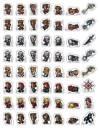 Kingdom Hearts Dot Sticker