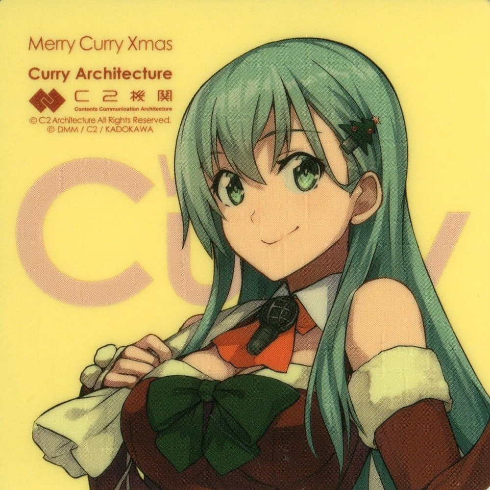 Kantai Collection Suzutani Christmas Mode Sticker Approx. 9 x 9 cm