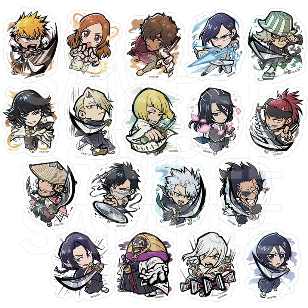 BLEACH: Thousand-Year Blood War E-toon Die-Cut Sticker Set, 18 Pieces