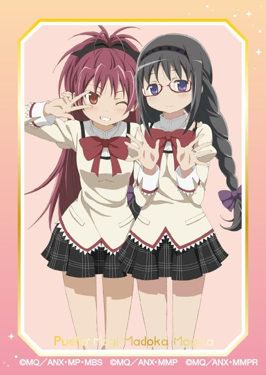 Homura Akemi & Kyoko Sakura Kira-Ste Sticker - Puella Magi Madoka Magica - Approx. 6.3 x 8.9 cm (Movic) - Pre-owned