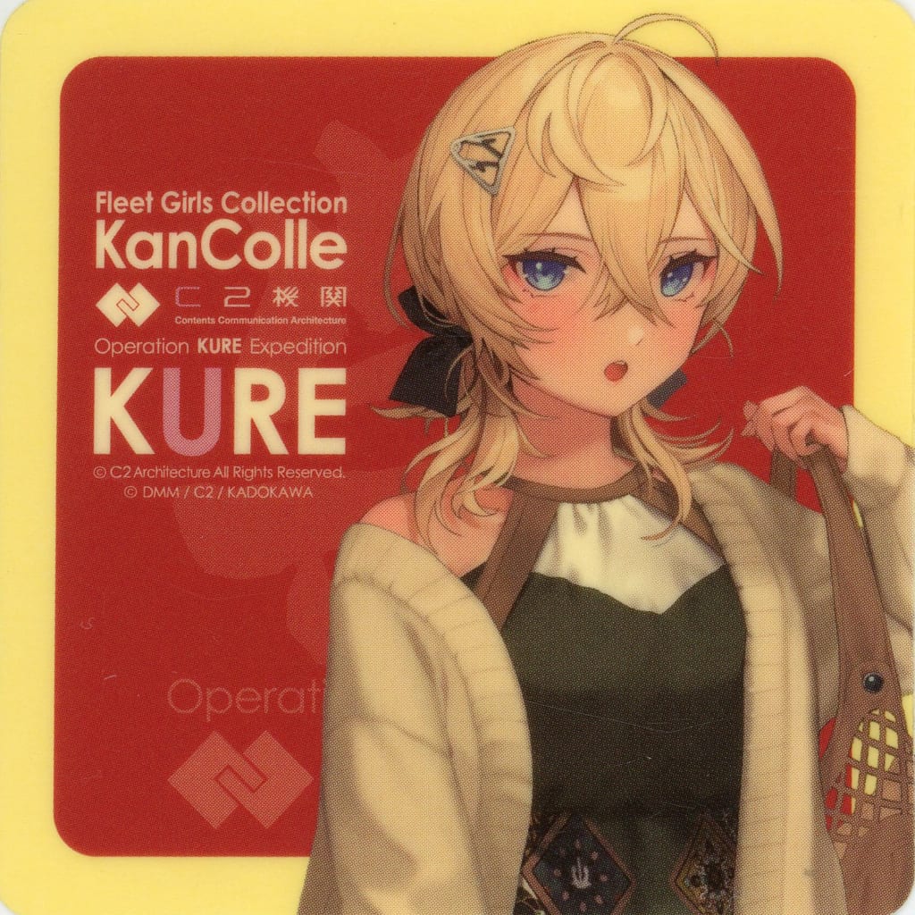 Tuscaloosa Sticker, Red Background - KanColle 2024