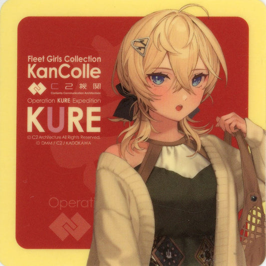 Tuscaloosa Sticker, Red Background - KanColle 2024