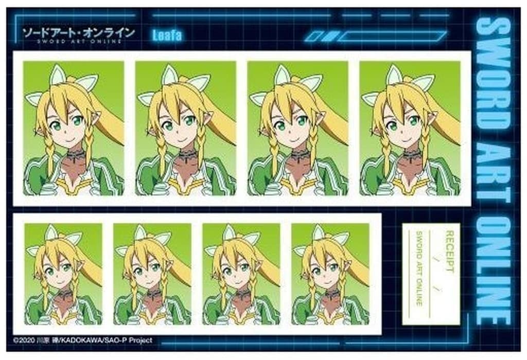 Leafa Sword Art Online ID-Photo-Style Sticker