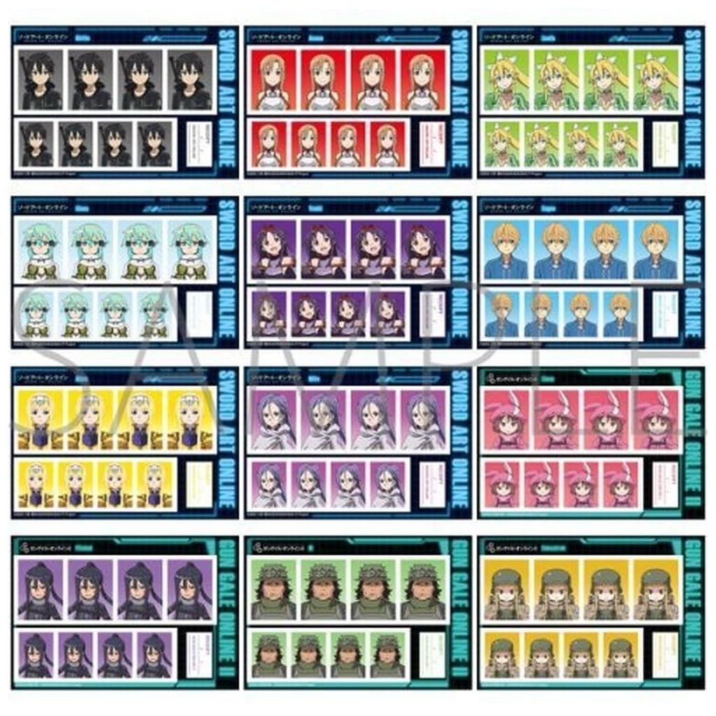 Sword Art Online ID Photo-Style Bromide Full 12-Type Set