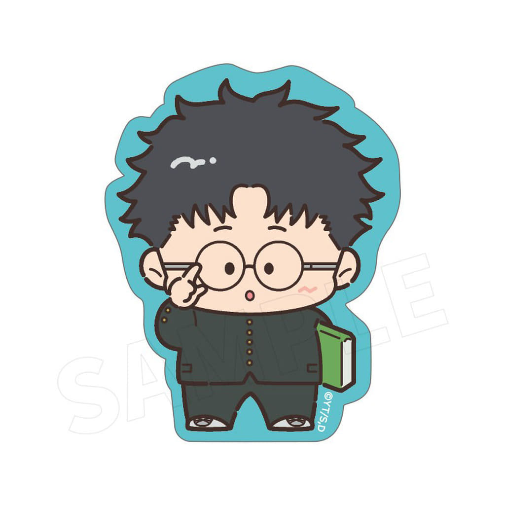 DAN DA DAN Choco Reto Die-Cut Sticker, Approx. 50 x 70 mm, Used, ANICRAFT