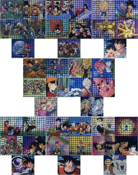 Dragon Ball VS Omnibus Ultimate H Prize Flake Prism Sticker Set