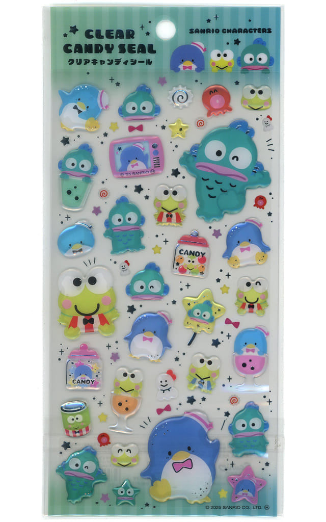 Sanrio Characters Clear Candy Sticker