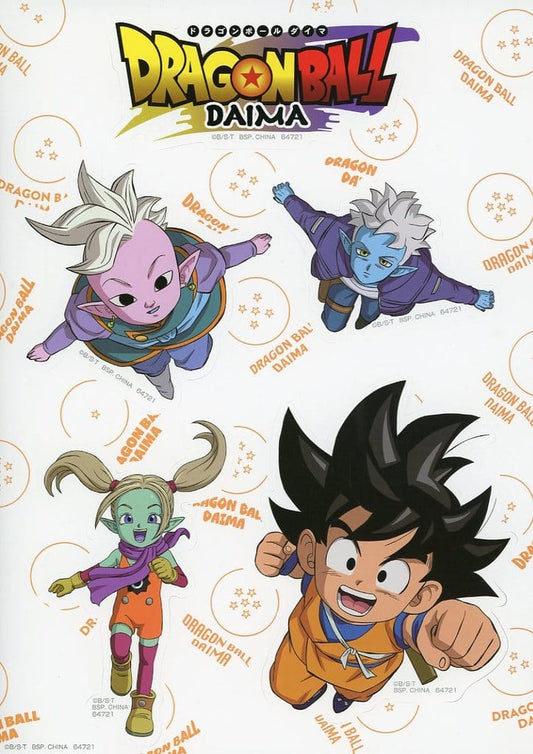 Dragon Ball DAIMA Mini Goku Pansy Supreme Kai Glorio Sticker