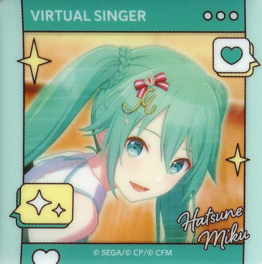 Hatsune Miku (Small) Memorial Sticker C - Project SEKAI: Colorful Stage! feat. Hatsune Miku (Sega, Used)