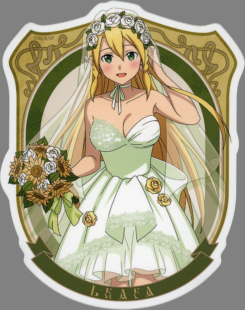 Leafa Outdoor Sticker Wedding Dress Ver. Sword Art Online 2025