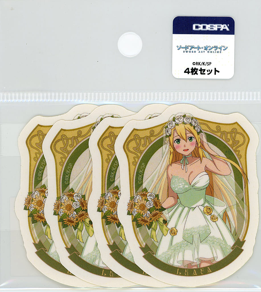 Leafa Mini Sticker Set (4-Piece) Wedding Dress Ver.