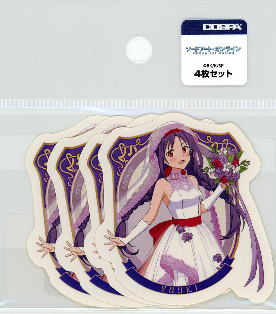 Yuuki Mini Sticker Set (4-Piece) Wedding Dress Ver. - Sword Art Online