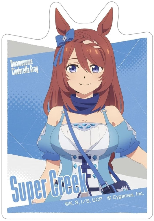 Super Creek Sticker - Umamusume: Cinderella Gray (Movic) 8×6 cm - Used