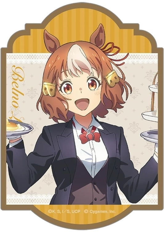 Belno Light Full-Color Sticker - Umamusume: Cinderella Gray Maid Cafe Welcome to the Holy Hoof Festival (Movic) 8x6 cm Pre-owned