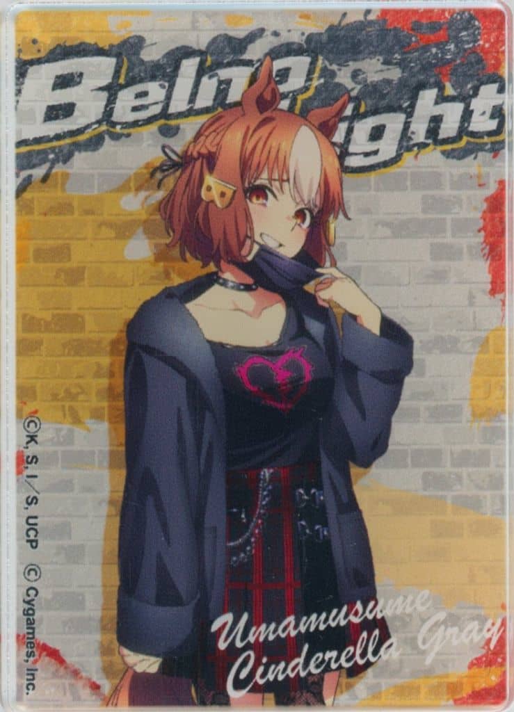 Berno Light Trading Acrylic Sticker - Umamusume: Cinderella Gray POP UP SHOP - rebellious style - 50×70mm (Used, Happinet)