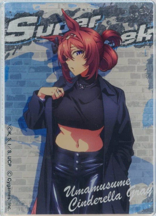 Super Creek Trading Acrylic Sticker - Umamusume: Cinderella Gray POP UP SHOP -rebellious style- (Happinet, Pre-owned, 50×70mm)