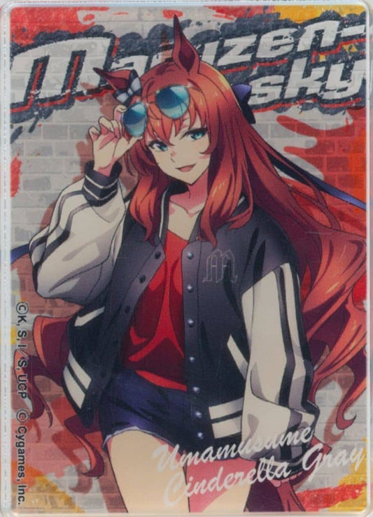 Maruzensky Trading Acrylic Sticker - Umamusume: Cinderella Gray POP UP SHOP -rebellious style- (Happinet) 50x70mm Pre-owned