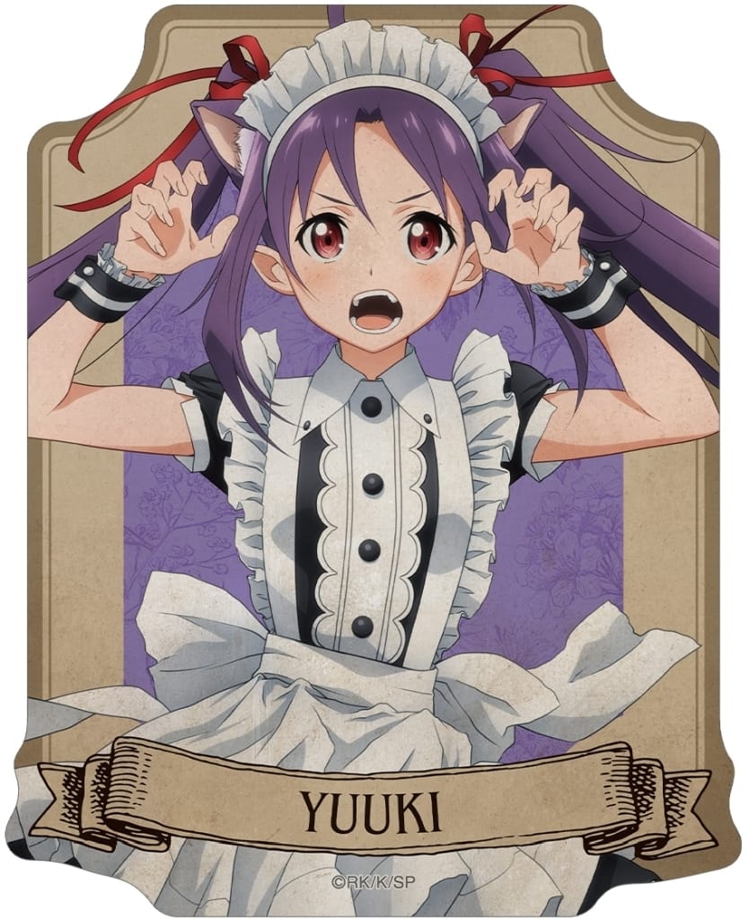 Yuuki Cat-Eared Butler/Maid Ver. Die-Cut Sticker - Sword Art Online