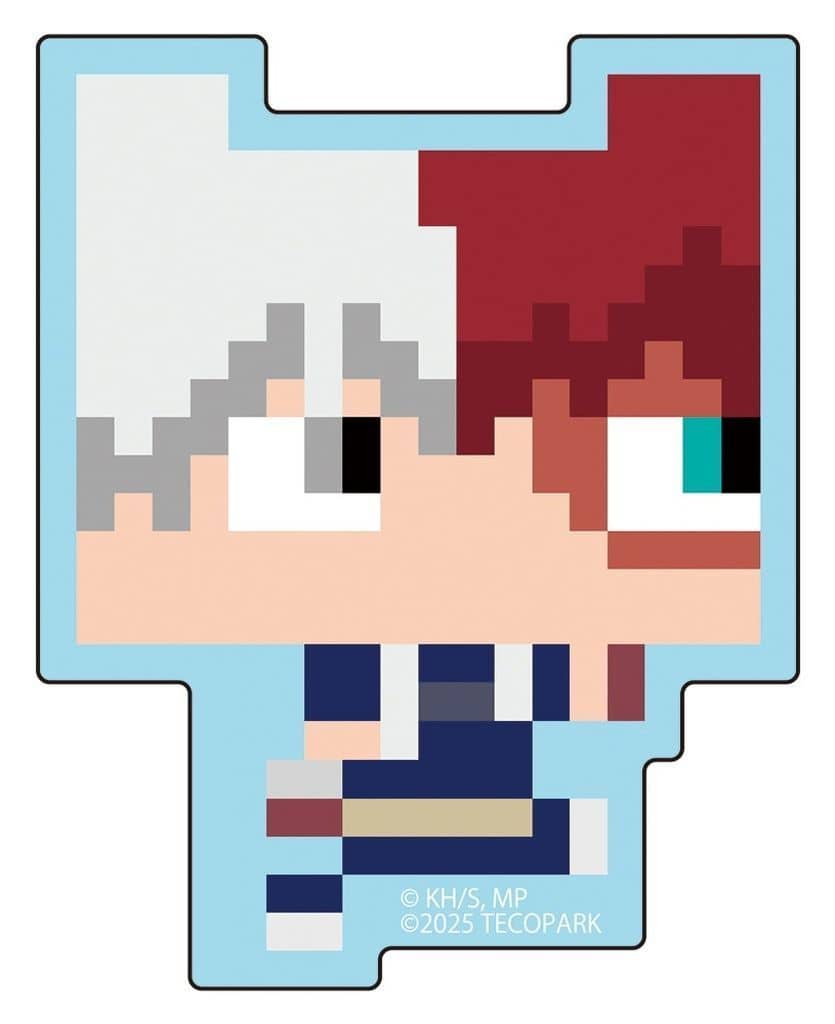 Shoto Todoroki × PICO CAT Die-Cut Sticker – My Hero Academia × PICO PARK