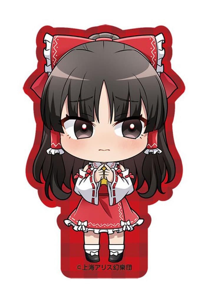 Reimu Hakurei Die-Cut PVC Sticker - Movic (Touhou Project) Approx. 8 cm x 5.5 cm x 8 cm - Pre-owned