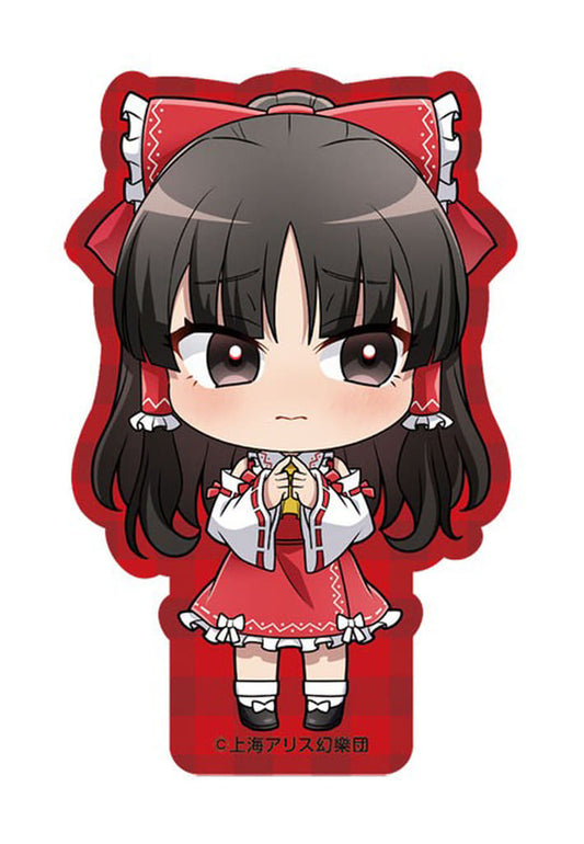 Reimu Hakurei Die-Cut PVC Sticker - Movic (Touhou Project) Approx. 8 cm x 5.5 cm x 8 cm - Pre-owned