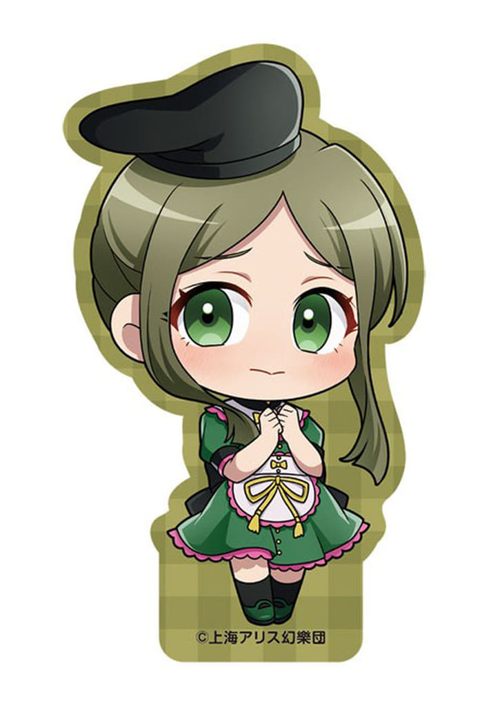 Touhou Project Die-cut Sticker (Movic) — Approx. 8 cm × 5.5 cm x 8 cm — Pre-owned PVC Sticker