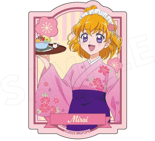 Mirai Asahina (Sweets Shop ver.) Die-Cut Sticker - Maho Girls Precure!! ~MIRAI DAYS~ - ANICRAFT - Approx. 50 x 70 mm - Pre-owned