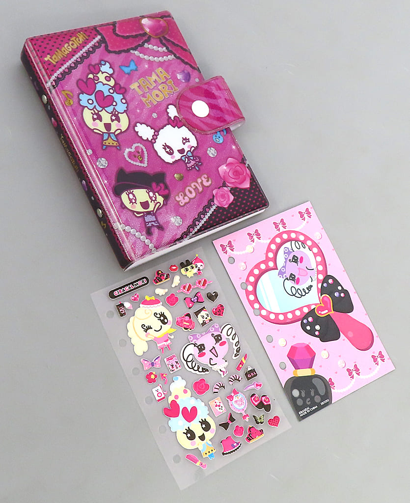 Tamagotchi Vivid Version Tamamori Sticker Book Set