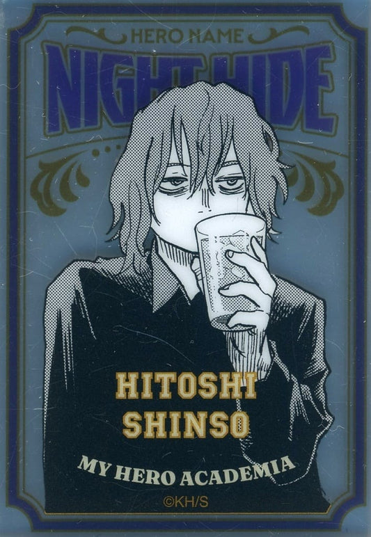 Hitoshi Shinso Pub Mirror-Style Acrylic Sticker - My Hero Academia Exhibition - Approx. 65 x 45 mm