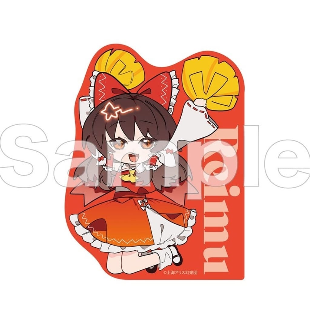Reimu Hakurei Big Sticker (Paper) - Touhou Project FureFriends BIG Sticker 10cm x 10cm (Pre-owned, DMM.com)