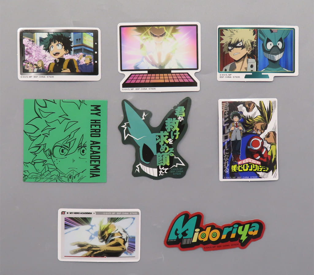 My Hero Academia Further Beyond L Prize Sticker Set (8)