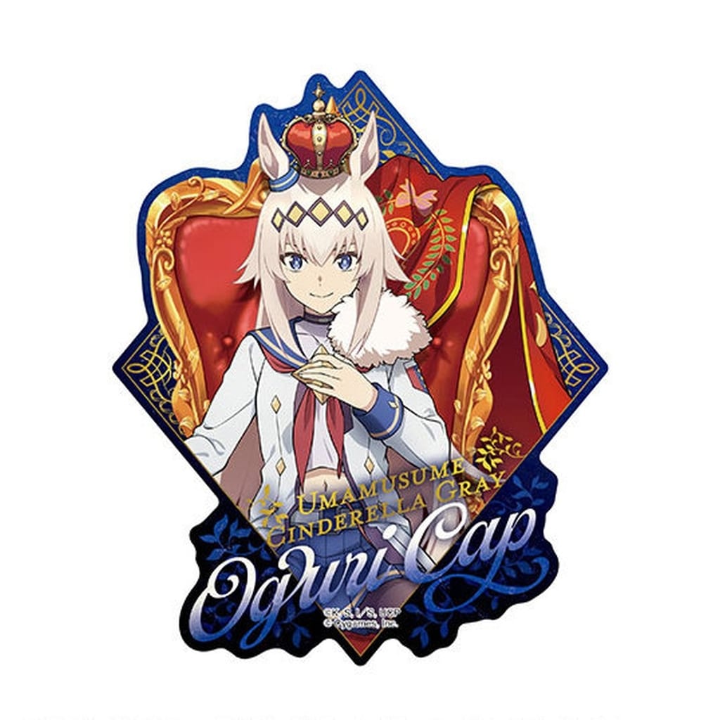 Oguri Cap Travel Sticker — CHAMPIONS Version from Umamusume: Cinderella Gray — Ensky Pre-owned (6.8×2.7 cm / 2.68×1.06 in)