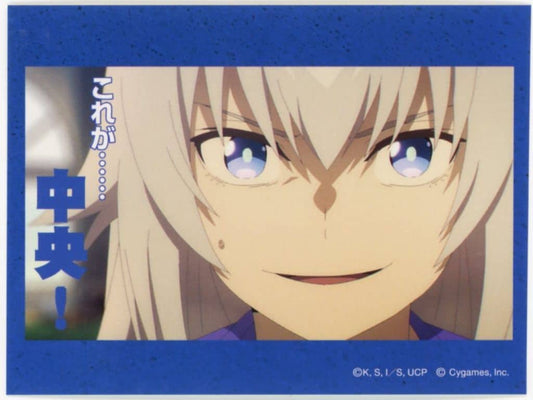 Oguri Cap Quote Sticker Season1 F - Umamusume: Cinderella Gray EXHIBITION 'Monster's Hoofprints' (Movic, 8×6cm) Pre-owned