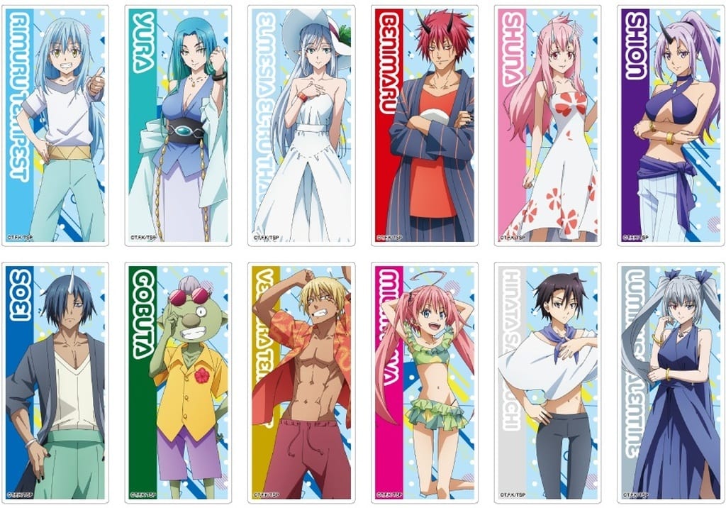 That Time I Got Reincarnated as a Slime Movie 12-Sticker Set