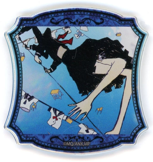 Chairperson Witch Acrylic Witch Sticker - Puella Magi Madoka Magica in Namjatown - Bandai Namco Experience (Approx. 50 x 50 mm) - Pre-owned