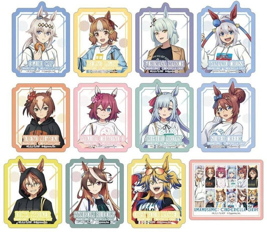 Umamusume: Cinderella Gray Trading Die-Cut Sticker Set (12)