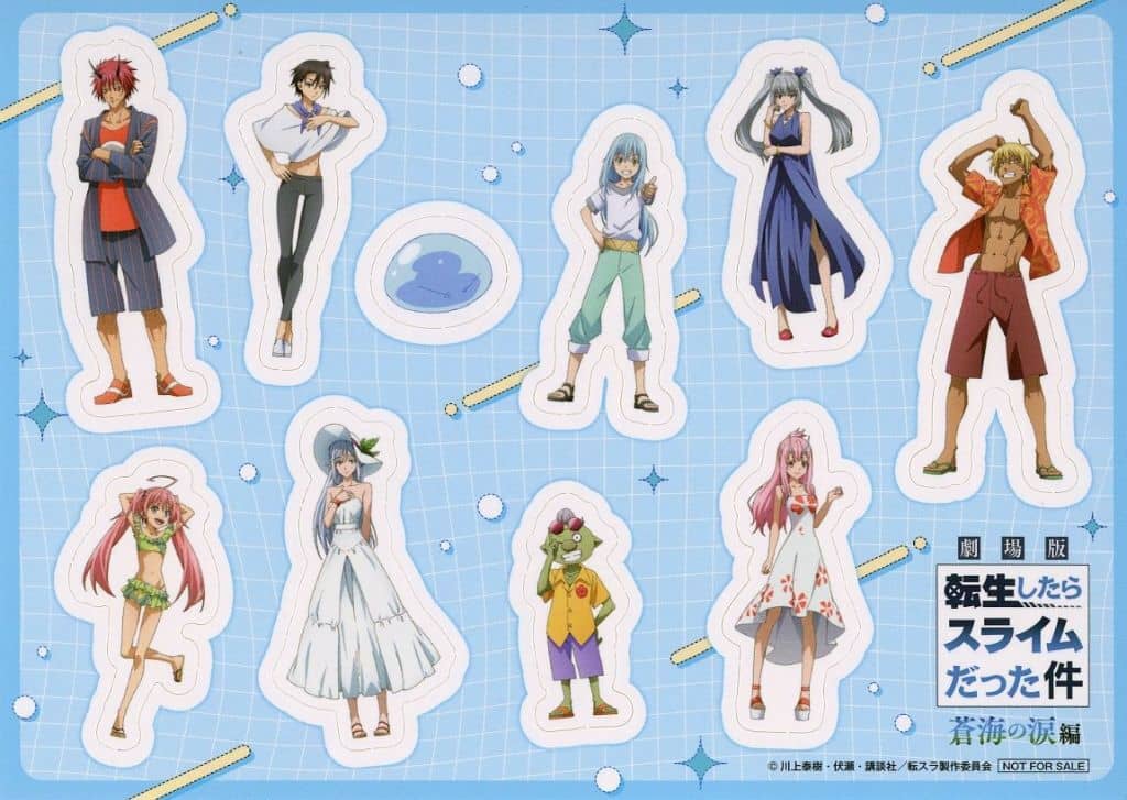 That Time I Got Reincarnated as a Slime Movie Special Flake Sticker Sheet