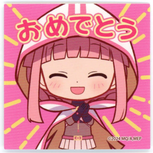 Iroha Tamaki (Congratulations) Random Sticker - Puella Magi Madoka Magica Magia Exedra Exedra Party 2026 - Approx. 50 x 50 mm - Aniplex - Pre-owned