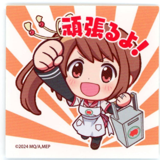 Tsuruno Yui 'Ganbaruyo!' Random Sticker - Puella Magi Madoka Magica Magia Exedra Party 2026 - Approx. 50 x 50 mm (Pre-owned)