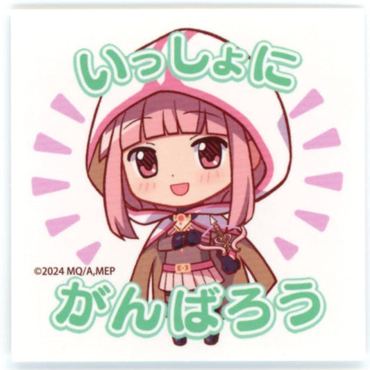 Iroha Tamaki (Issho ni Ganbarou) Random Sticker - Puella Magi Madoka Magica Magia Exedra Exedra Party 2026 - Aniplex - Approx. 50 x 50 mm (Pre-owned)