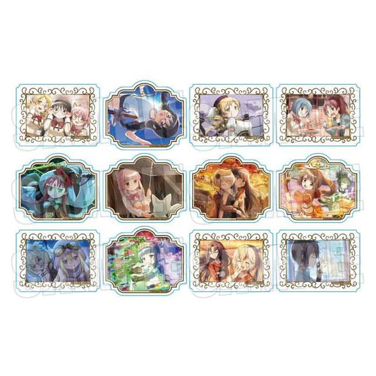 Puella Magi Madoka Magica Magia Exedra Trading Sticker Complete 12-Piece Set - Belhouse - Approx. 50 x 50 mm PVC