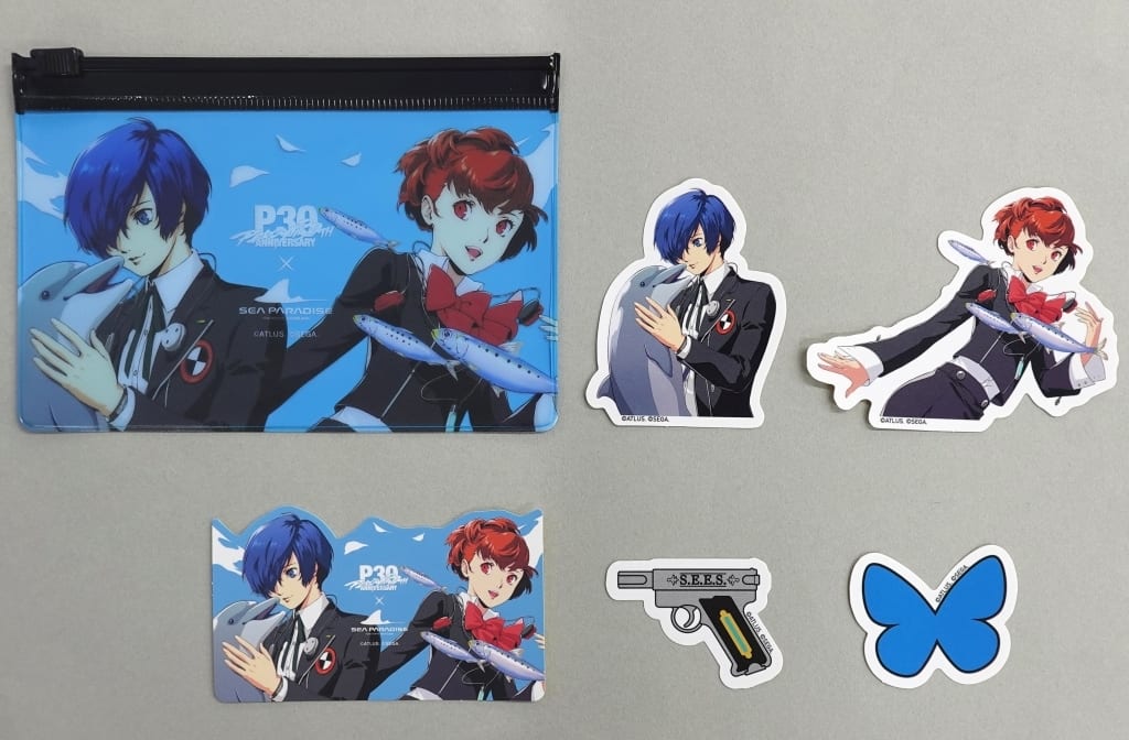 Persona P3 Male Protagonist Pouch-Included Sticker Set