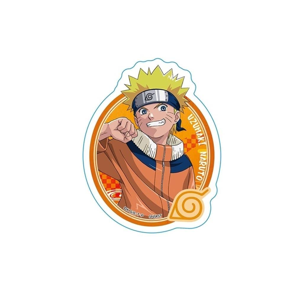 Naruto Uzumaki - Naruto Repi Peta Reusable Die-Cut Sticker Approx. 80 x 65 mm